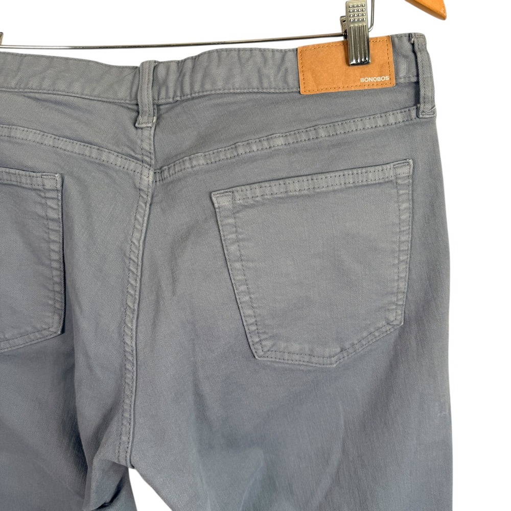 Bonobos Athletic‎ Fit Jeans Mens Actual 35x33 Blue Gray Stretch Cotton Denim
